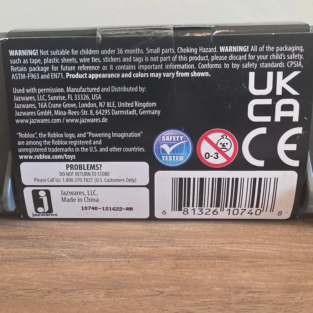 Roblox Collector's Tool Box Storage Carry Case Exclusive Figures NIP Jazwares